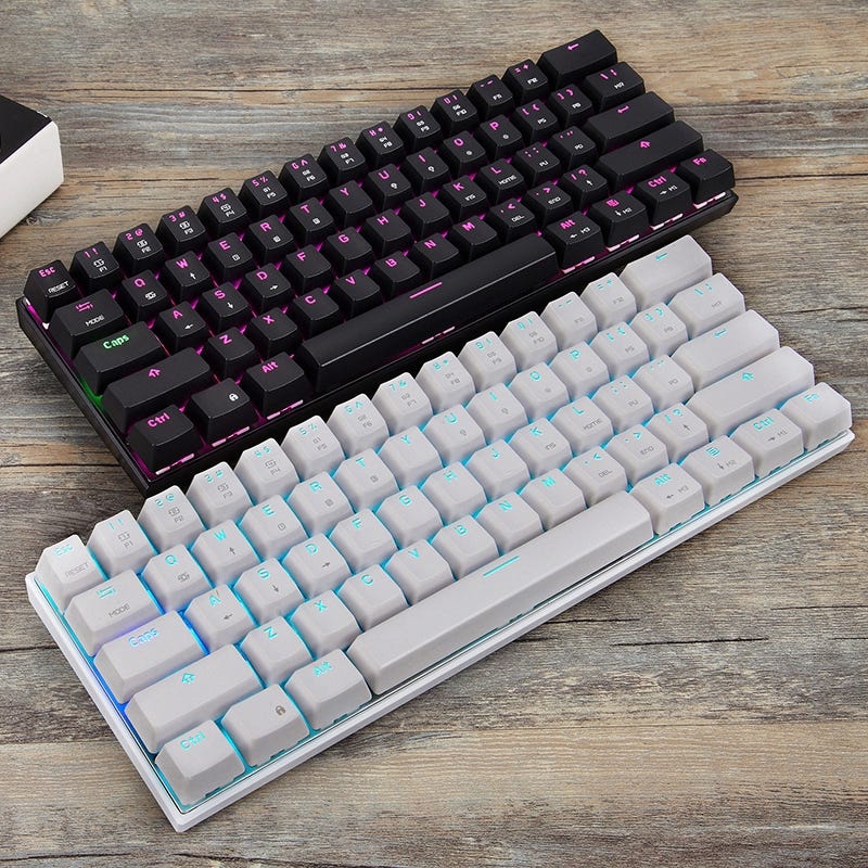 Teclado mecânico Motospeed CK62: configuração e uso